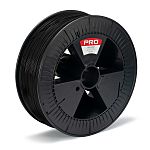 RS PRO 1.75mm Black ABS 3D Printer Filament, 2.3kg