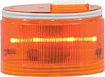 Světelný modul barva čočky Jantarová LED barva pouzdra Žlutá základna 70mm 24 V AC/DC, 240 V AC