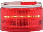 Maják barva čočky Červená LED barva pouzdra Červená základna 70mm 24 V AC/DC, 240 V AC