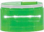 Maják barva čočky Zelená LED barva pouzdra Zelená základna 70mm 24 V AC/DC, 240 V AC