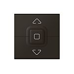 Legrand Black Roller Shutter Switch,6A, Mosaic Series