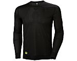 Helly Hansen Black Polyester Thermal Shirt, M