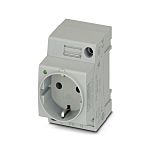 Phoenix Contact German Mains Sockets, 16A, DIN Rail, 250 V
