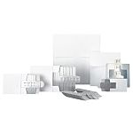 Grey Stainless Steel Pre-Cut Shim, 200mm x 200mm x 0.5mm