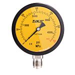 SKF G 1/2 Analogue Pressure Gauge 3000bar Bottom Entry 110mm Outside Diameter