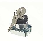 RS PRO 3-position Key Switch Head, Latching, 22mm Cutout
