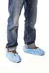 8888 Blue Disposable Visitor Shoe Cover, One size only, 100 pack, For Use In Hygiene