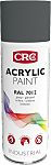 Pintura con aerosol CRC de color Gris Brillo, RAL 7012, de 400ml