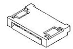 Molex, Easy-On, 51281 0.5mm Pitch 10 Way Right Angle Female FPC Connector, Non-ZIF