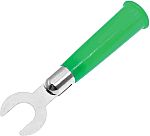 RS PRO Insulated Crimp Spade Connector Plastic, Green