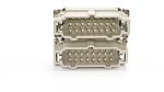 RS PRO Heavy Duty Power Connector Insert, 16A, Male, 32 Contacts