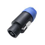 RS PRO Cable Mount Loudspeaker Connector Plug, 8 Way, 30ABlack, Blue, Screw Termination