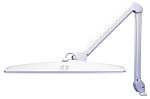Stolní lampička, typ žárovky: LED, 21 W dosah 400mm Svorka základna Nastavitelné rameno barva Bílá, 100 → 230 v