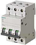 Siemens SENTRON 5SL4 MCB, 3P, 10A Curve B, 400V AC, 72V DC