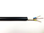 Napájecí kabel 3žilový PVC plášť , Černá, 1 kV, 600 V