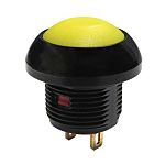 RS PRO Push Button Switch, Momentary, Panel Mount, 13.6mm Cutout, SPST, 50V dc / 250V ac, IP67
