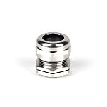 RS PRO Metallic Nickel Plated Brass Cable Gland, M25 Thread, 9mm min., 16mm max., IP68