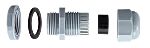 RS PRO Grey Nylon Cable Gland, PG11 Thread, 5mm Min, 10mm Max, IP68