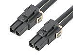 Molex 2 Way Female Mega-Fit to 2 Way Female Mega-Fit Wire to Board Cable, 300mm