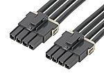 Molex 4 Way Female Mega-Fit to 4 Way Female Mega-Fit Wire to Board Cable, 600mm