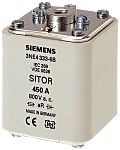 Siemens 450A Square Body Flush End Contacts Fuse, aR, 800V