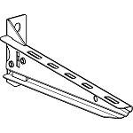 Schneider Electric 358mm Cantilever Arm With 110 x 39mm Base 600g