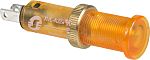 Schneider Electric XVL Series Yellow Panel Mount Indicator, 12V, 8mm Mounting Hole Size, IP40, IP65
