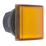 Schneider Electric Yellow Pilot Light Head, 22mm Cutout ZB5 Series