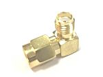 RS PRO Right Angle 50Ω Coaxial Adapter SMA Plug to SMA Socket 6GHz