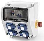 RS PRO Blue Industrial Power Socket, Rated At 16A, 230 V