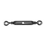 Rope pull switch turnbuckle 44506-4730 SM06-TB30, pro použití s: 44506-4730 Omron Nerezová ocel
