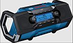 Radio para obra Bosch 06014A3170 compatible con baterías de Ion de litio de 18 V, Tipo G - Británico de 3 Pines