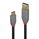 Lindy Electronics USB 3.2, Male USB C to Male USB A, 1m
