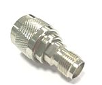 RS PRO Straight 50Ω Coaxial Adapter Type N Plug to TNC Socket 11GHz