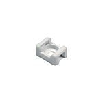 HellermannTyton Self Adhesive White Cable Tie Mount 9.4 mm x 14.7mm, 5mm Max. Cable Tie Width