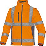 Delta Plus Orange Unisex Hi Vis Jacket, S