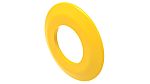 Front bezel, yellow, RAL 1023, round, pl