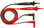 RS PRO Test Lead & Connector Kit With 1 Black Lead Assembly, 1 Red Lead Assembly