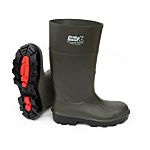 Pollyboot Green/Black Steel Toe Capped Unisex Safety Boot, UK 9, EU 43