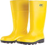 Pollyboot Yellow Steel Toe Capped Unisex Safety Boot, UK 6, EU 39