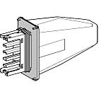 Schneider Electric Busbar End Feed Unit