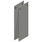 Schneider Electric NSY Series RAL 7035 Side Panel, 1662mm H, 430mm W, for Use with Enclosure