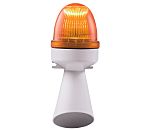 RS PRO Amber Sounder Beacon, 24 V ac, Screw Mount, 96dB at 1 Metre