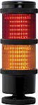 RS PRO Red/Amber Signal Tower, 2 Lights, 240 V
