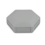 Caja de ABS, 146 x 130 x 45mm, Gris, para Raspberry Pi