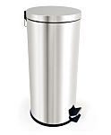 RS PRO 30L Chrome Pedal Stainless Steel Waste Bin