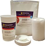 Chemtronics TECHSPRAY Wet Isopropanol Wipes, Refill of 100, 100 x 170mm