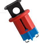 RS PRO Black, Blue, Red 1-Lock ABS, Nylon, Steel Miniature Circuit Breaker Lockout, 7.25mm Shackle