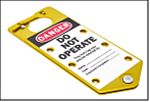 RS PRO Yellow 6-Lock Aluminium Hasp Lockout, 7.25mm Shackle