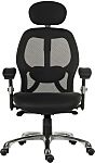RS PRO Black Fabric Executive Chair, 150kg Weight Capacity